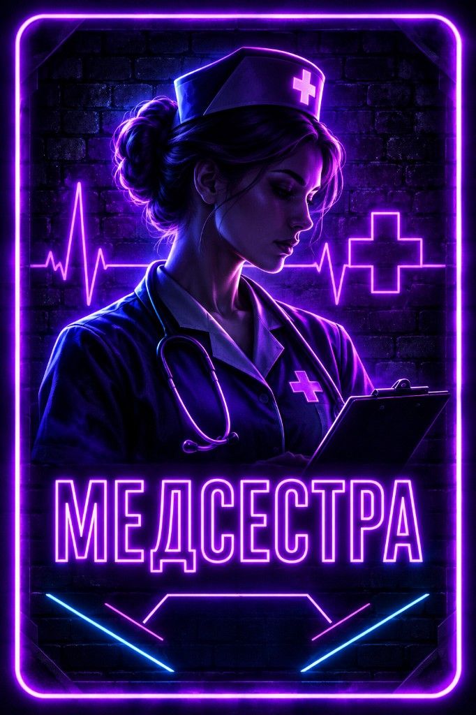 Карта роли Медсестра — игра в мафию Штаб Санкт-Петербург
